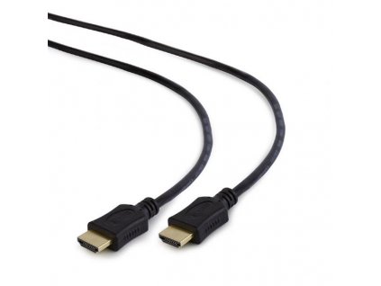 Gembird kábel HDMI High speed (M - M), séria Select, Ethernet, pozlátené konektory, 0,5 m, čierny CC-HDMI4L-0.5M
