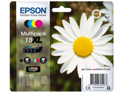Epson Multipack 4-colours 18XL Claria Home Ink C13T18164012