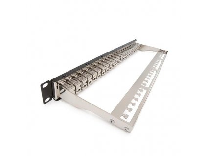 KELine Patch panel Cat6A, osadený s 24xKEJ-C6A-S-HD KEP-C6A-S-HD