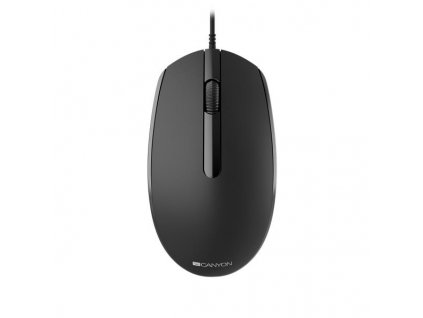 Canyon CNE-CMS10B, prémiová optická myš, USB, 1.000 dpi, 3 tlač, čierna
