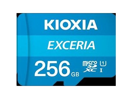256 GB . microSDXC karta KIOXIA Exceria Class 10 UHS I U1 + adaptér LMEX1L256GG2 Wilk Elecktronik