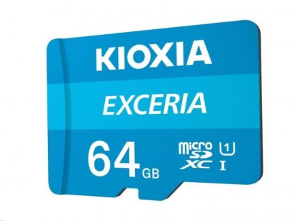 64 GB . microSDXC karta KIOXIA Exceria Class 10 UHS I U1 + adaptér LMEX1L064GG2 Wilk Elecktronik