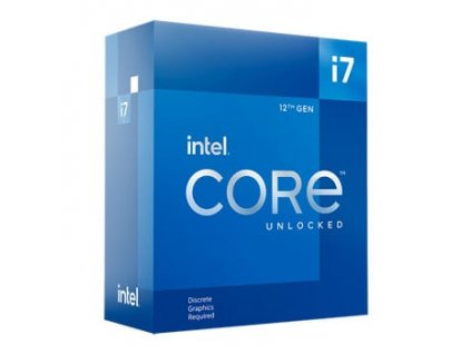 Intel® Core™i7-12700KF processor, 3.60GHz,25MB,LGA1700, BOX, bez chladiča BX8071512700KFSRL4P