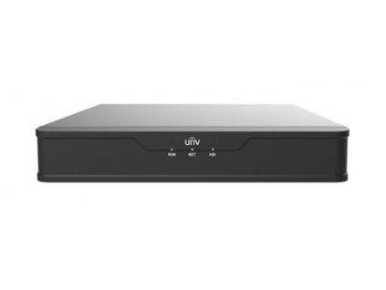 NVR, 8 PoE (Max 108W) +2 kanály, (10 nahrávání), H.265, 1x HDD, max 8MP, propustnost (in/out) 64/48 Mbps, videovýstup: 1 NVR301-08S3-P8 UniView