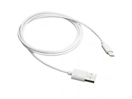 Canyon CNE-USBC1W, 1m kábel USB-C / USB 2.0, 5V, 1A, priemer 3.5mm, PVC, biely