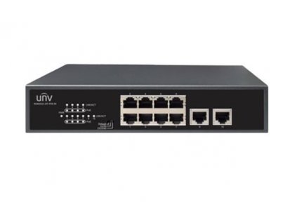 UNIVIEW Switch 10xRJ45 10/100 vč. PoE (802.3af/at,PoE budget 120W),PoE porty lze přepnout na 250m PoE@10Mbps, desktop NSW2010-10T-POE-IN UniView