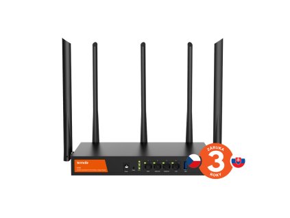 Tenda W30E WiFi Hotspot AX3000 Gigabit Router, 1x GWAN, 2x GWAN/LAN, 1x GLAN, VPN, Captive portal