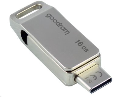 16 GB . DUAL USB 3.2 a USB-C kľúč . ODA3 Silver ODA3-0160S0R11 Wilk Elecktronik