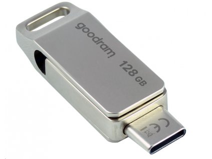 128 GB . DUAL USB 3.2 a USB-C kľúč . ODA3 Silver ODA3-1280S0R11 Wilk Elecktronik
