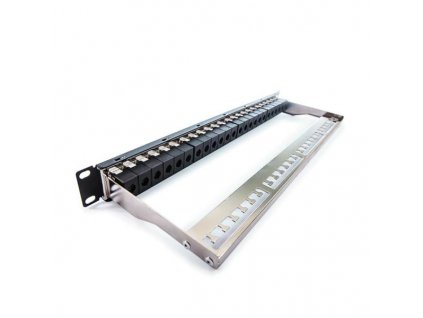 Keline patch panel Cat 5E, 24xRJ45/u, osadený s 24xKEJ-C5-U-TL KEP-C5E-U-TL KELine