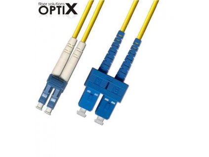 OPTIX LC-SC patch cord 09/125 10m duplex G657A 1,8mm 0756 Opticord