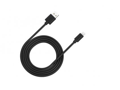 Canyon MFI-12, 2m PVC kábel Lightning/USB, 5V/2.4A, MFI schválený Apple, čierny CNS-MFIC12B