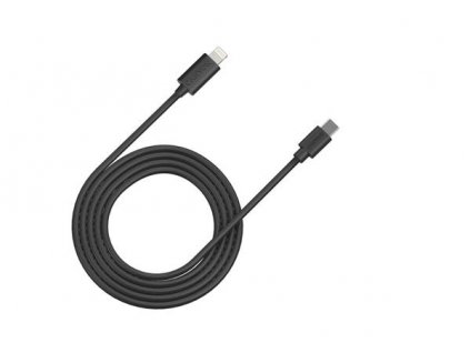 Canyon CFI-12, 2m kábel Lightning/USB-C, bez Apple certifikácie MFi, čierny CNE-CFI12B