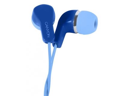 Canyon EPM-02, slúchadlá do uší, pre smartfóny, integrovaný mikrofón a ovládanie, modré CNS-CEPM02BL