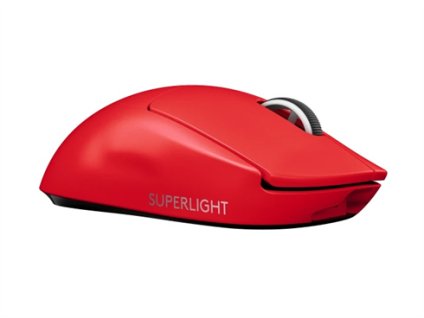 Logitech® G PRO X SUPERLIGHT Wireless Gaming Mouse - RED- 2.4GHZ - N/A - EER2 910-006784