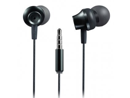 Canyon SEP-3, štýlové slúchadlá do uší, pre smartfóny, integrovaný mikrofón a ovládanie, tmavo šedé CNS-CEP3DG