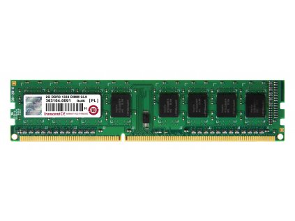 DDR3 DIMM 2GB 1333MHz TRANSCEND 1Rx8 CL9 TS256MLK64V3N Transcend