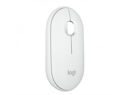 Logitech® M350s Pebble Mouse 2 - TONAL WHITE - BT - N/A - EMEA-808 - DONGLELESS 910-007013