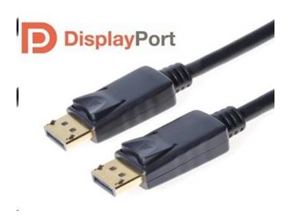 PREMIUMCORD DisplayPort 1.2 přípojný kabel M/M, zlacené konektory, 2m kport4-02 PremiumCord