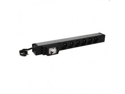 Legrand napájecí blok PDU do racku 6x 230V s proudovou ochranou 1U 646833