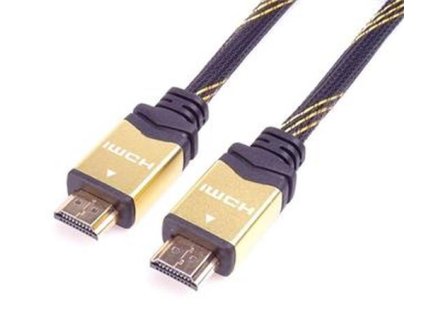 PREMIUMCORD Kabel HDMI 2.0 High Speed + Ethernet kabel HQ, zlacené konektory, 5m kphdm2q5 PremiumCord