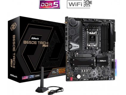 ASRock MB Sc AM5 B650E Taichi LITE, AMD B650, 4xDDR5, 1xHDMI, WI-FI, EATX