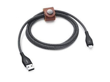 Belkin kábel DuraTek Plus USB to Lightning with Strap 1.2m - Black F8J236bt04-BLK