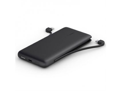 Belkin Boost Charge Plus USB-C Powerbank 10K with Integrated Cables - Black BPB006btBLK