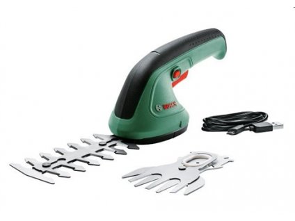 BOSCH Akumulátorové nožnice na trávu a kríky EasyShear USB 0600833303