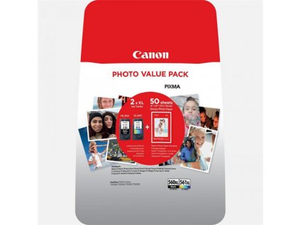 Canon cartridge PG-560 XL/CL-561 XL multipack + PP-201 10x15cm 50I. 3712C004