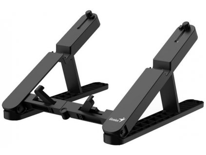 Genius G-Stand M200, Podstavec, pro notebook/tablet/telefon 10–17", nastavitelný, skládací, nosnost 10kg, černý 31250020400