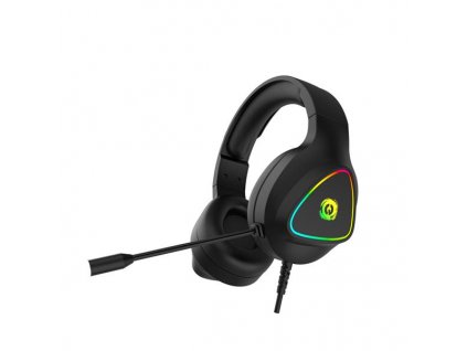 Canyon GH-6, Shadder herný headset, USB / 2x 3.5mm jack, 2m kábel, multicolor RGB podsvietenie, čierny CND-SGHS6B