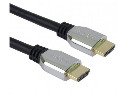 PREMIUMCORD Kabel HDMI 2.1 High Speed + Ethernet kabel (Zinc Alloy krytky, zlacené konektory) 0.5m kphdm21z05 PremiumCord