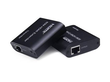 PREMIUMCORD HDMI extender na 60m FULL HD 1080p přes jeden kabel Cat5e/6/6a/7, EDID nastavení khext60-7 PremiumCord
