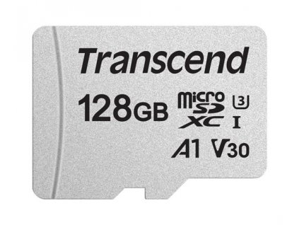 Karta TRANSCEND MicroSDXC 128GB 300S, UHS-I U3 V30, bez adaptéra TS128GUSD300S Transcend