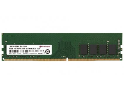 DDR4 DIMM 16GB 2666MHz TRANSCEND 1Rx8 2Gx8 CL19 1.2V JM2666HLE-16G Transcend