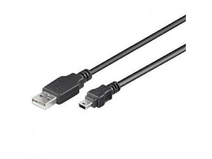 PremiumCord Kabel USB 2.0, A-B mini, 5pinů, 2m ku2m2a