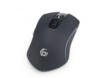 GEMBIRD myš MUSGW-6BL-01, herní, bezdrátová, RGB LED, 3200DPI, USB Gembird