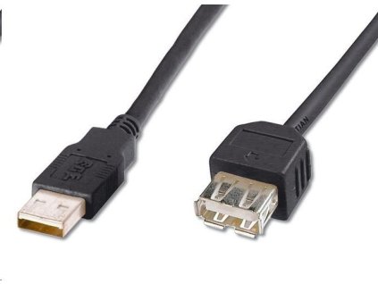 PREMIUMCORD USB 2.0 predlžovací kábel, A-A, 3 m čierny kupaa3bk PremiumCord