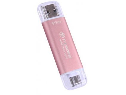 Transcend ESD310P 512GB, External SSD, USB 10Gbps, Type C/A TS512GESD310P