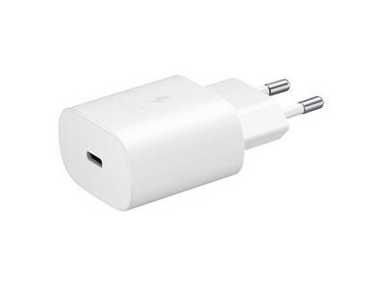 Samsung cestovní nabíječka EP-TA800EWE, PD, Fast charging, USB-C, 25 W, bílá, (bulk) GP-PTU021SOAWQ