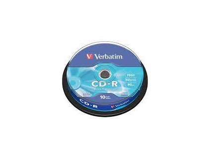 VERBATIM CD-R(10-Pack)Spindl/52x/700MB 43437 Verbatim