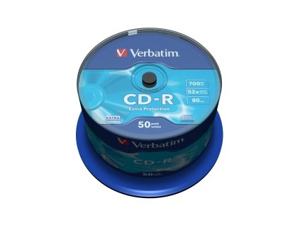 VERBATIM CD-R(50-Pack)Spindl/52x/700MB 43351 Verbatim