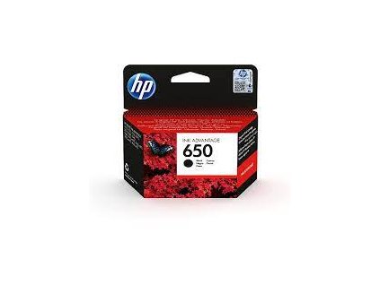 HP 650 černá inkoustová kazeta, CZ101AE