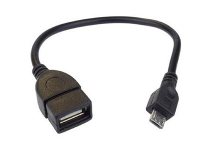 PREMIUMCORD Redukce USB 2.0 A - Micro B OTG, kabel (F/M, On The Go kompatibilní) kur-14 PremiumCord