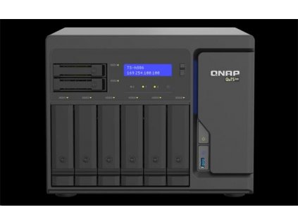 QNAP™ TS-h886-D1622-16G 8 Bay NAS Xeon® D-1622 16GB 4x 2,5GbE tower