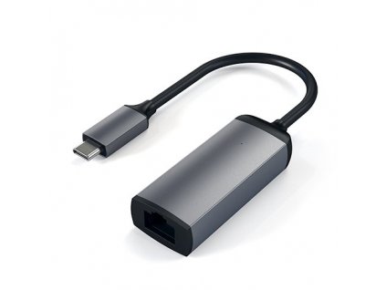 Satechi adaptér USB-C to Gigabit Ethernet - Space Gray Aluminium ST-TCENM