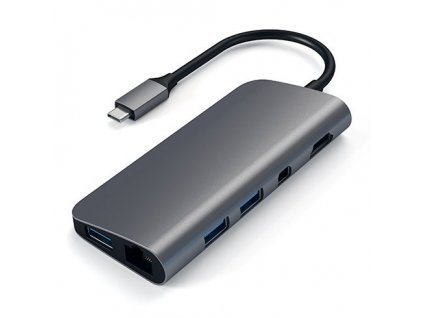 Satechi USB-C Multimedia adapter - Space Gray Aluminium ST-TCMM8PAM