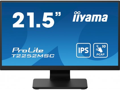 22'' LCD iiyama T2252MSC-B2: IPS,FHD,10P,DP,HDMI