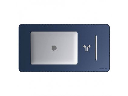 Satechi Eco Leather Desk Mat Blue ST-LDMB